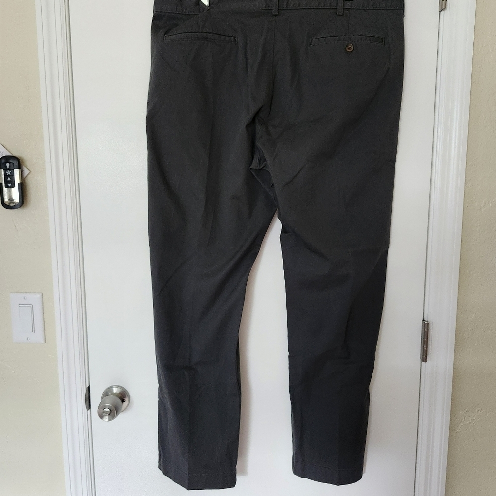 J Crew Factory Flex Gray Straight Chino Pants Khakis Men’s 38x32 - Picture 7 of 14